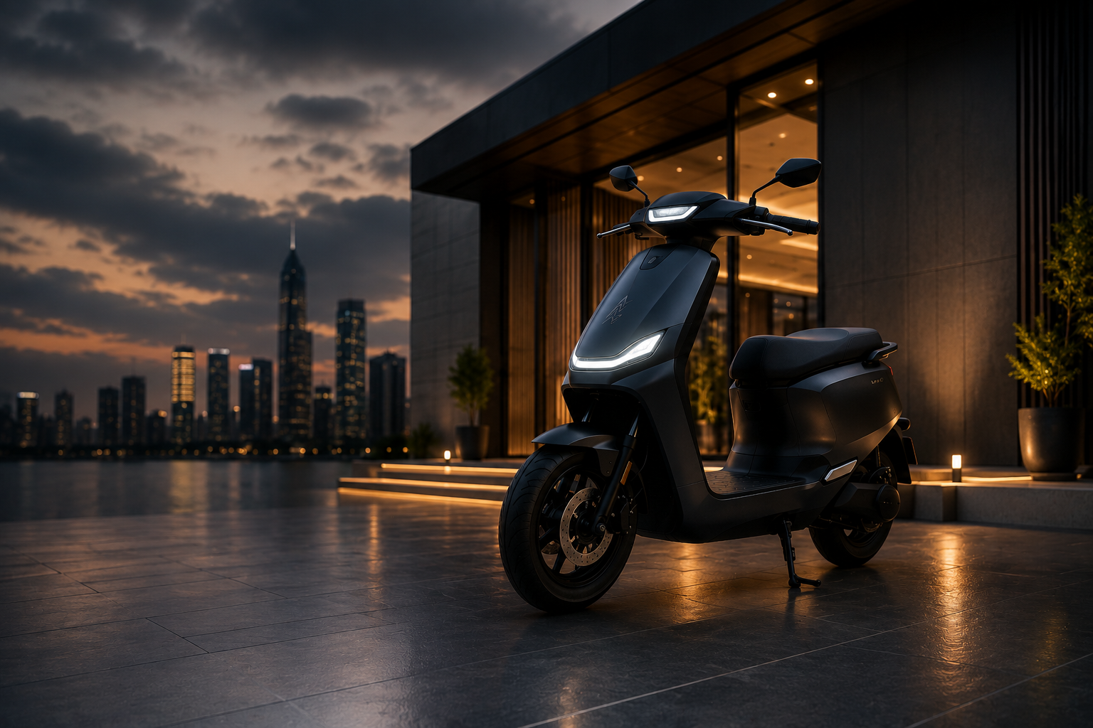 Executive electric scooter mobility for A-Class lifestyle
